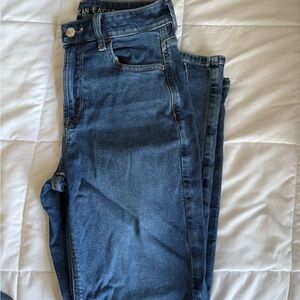 American Eagle Outfitters Dark Blue Stretch Jeans
